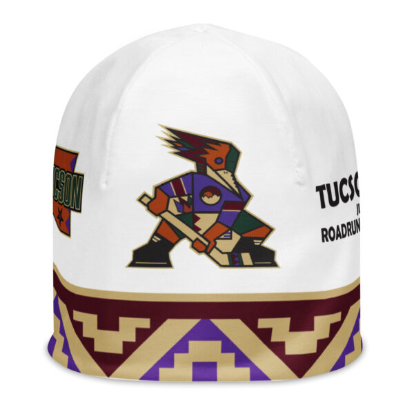 Tucson Junior Roadrunners Light Kachina warm-up beanie front view