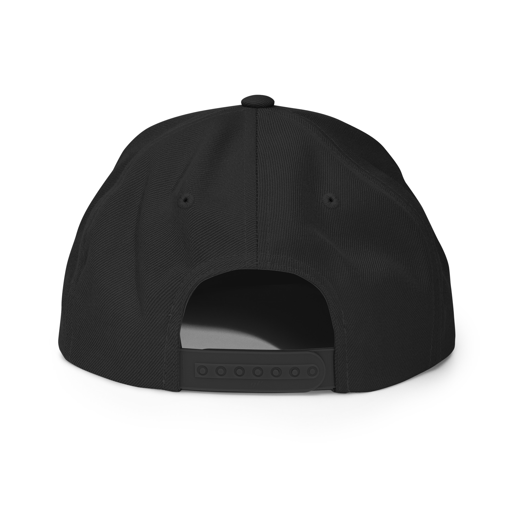 Tucson Junior Roadrunners Classic Snapback Hat in Black, back view