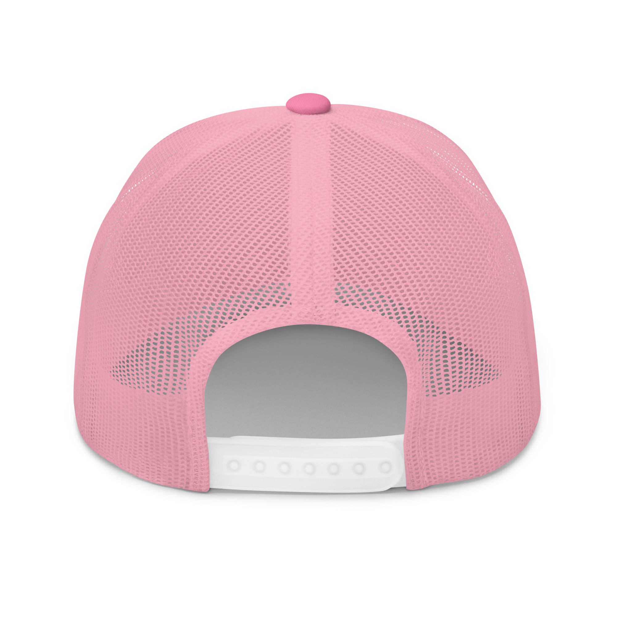 Tucson Junior Roadrunners Trucker Hat in Pink, back view