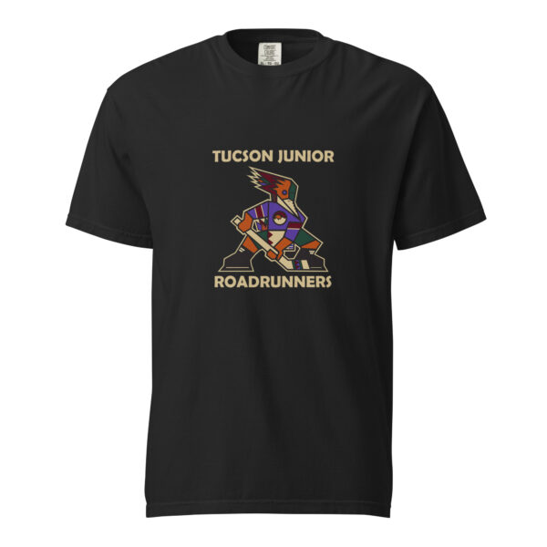 Tucson Junior Roadrunners Classic Tee in Black, front view