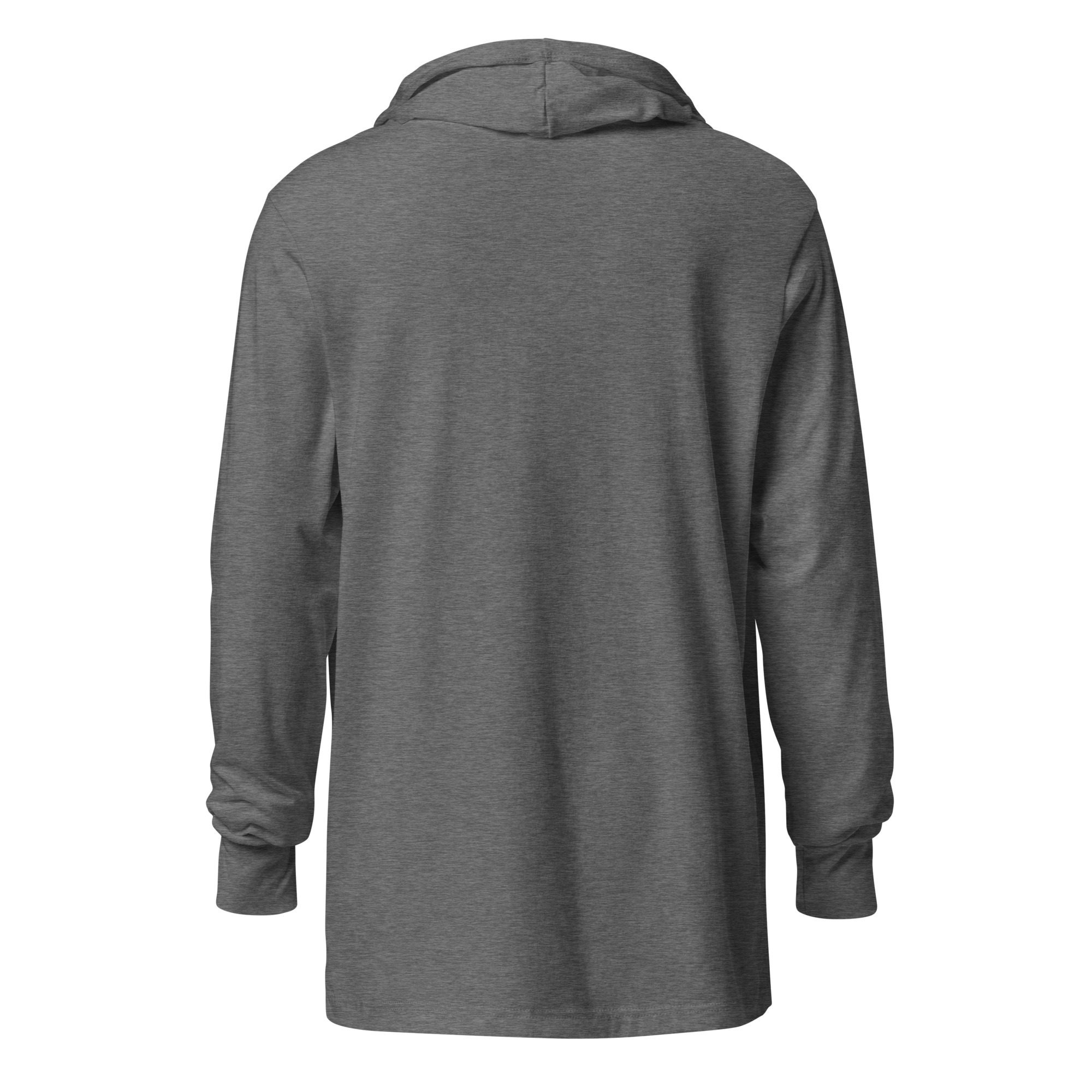 Tucson Junior Roadrunners Classic Hooded Tee in Grey Triblend, back view